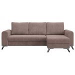 Narożnik HUGO L - uniwersalny - różowy, sztruks