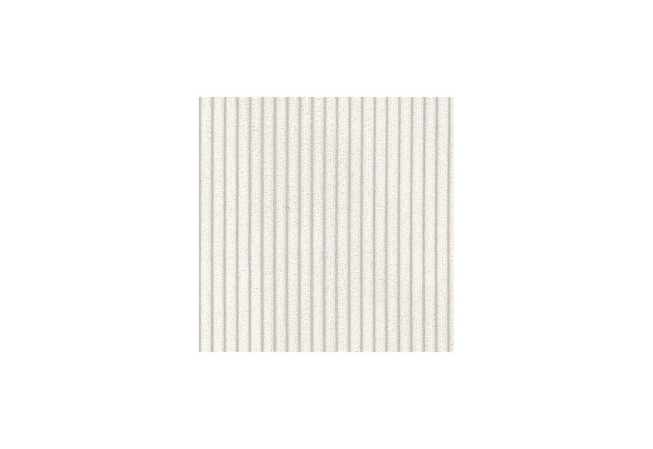 Narożnik HUGO L - uniwersalny - biały, sztruks