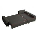 Narożnik DORIAN L - uniwersalny - ciemnoszary, boucle