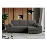 Narożnik DORIAN L - uniwersalny - ciemnoszary, boucle