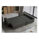 Narożnik DORIAN L - uniwersalny - ciemnoszary, boucle