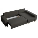 Narożnik DORIAN L - uniwersalny - ciemnoszary, boucle