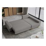 Narożnik DORIAN L - uniwersalny - jasnoszary, boucle