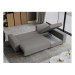 Narożnik DORIAN L - uniwersalny - jasnoszary, boucle