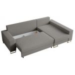 Narożnik DORIAN L - uniwersalny - jasnoszary, boucle