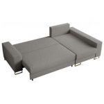 Narożnik DORIAN L - uniwersalny - jasnoszary, boucle