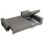 Narożnik DORIAN L - uniwersalny - jasnoszary, boucle