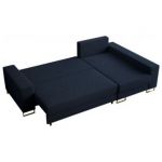 Narożnik DORIAN L - uniwersalny - ciemnoniebieski, boucle