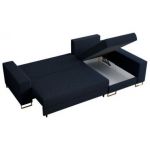 Narożnik DORIAN L - uniwersalny - ciemnoniebieski, boucle