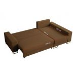 Narożnik DORIAN L - uniwersalny - brązowy, boucle