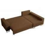 Narożnik DORIAN L - uniwersalny - brązowy, boucle