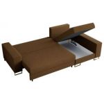 Narożnik DORIAN L - uniwersalny - brązowy, boucle