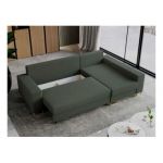 Narożnik DORIAN L - uniwersalny - zielony, boucle