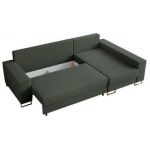 Narożnik DORIAN L - uniwersalny - zielony, boucle