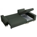 Narożnik DORIAN L - uniwersalny - zielony, boucle