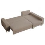 Narożnik DORIAN L - uniwersalny - jasnobrązowy, boucle