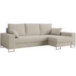 Narożnik DORIAN L - uniwersalny - kremowy, boucle