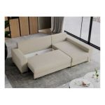 Narożnik DORIAN L - uniwersalny - kremowy, boucle