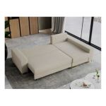 Narożnik DORIAN L - uniwersalny - kremowy, boucle