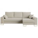 Narożnik DORIAN L - uniwersalny - kremowy, boucle