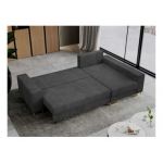 Narożnik DORIAN L - uniwersalny - ciemnoszary, sztruks