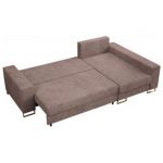 Narożnik DORIAN L - uniwersalny - różowy, sztruks