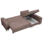 Narożnik DORIAN L - uniwersalny - różowy, sztruks