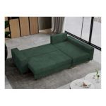 Narożnik DORIAN L - uniwersalny - zielony, sztruks