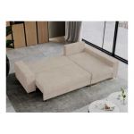 Narożnik DORIAN L - uniwersalny - beżowy, sztruks