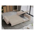 Narożnik DORIAN L - uniwersalny - beżowy, sztruks