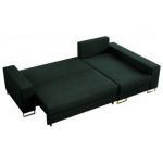 Narożnik DORIAN L - uniwersalny - zielony, welwet