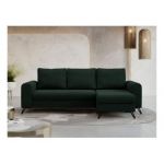 Narożnik AXEL L - uniwersalny - zielony, welwet