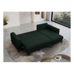 Narożnik AXEL L - uniwersalny - zielony, welwet