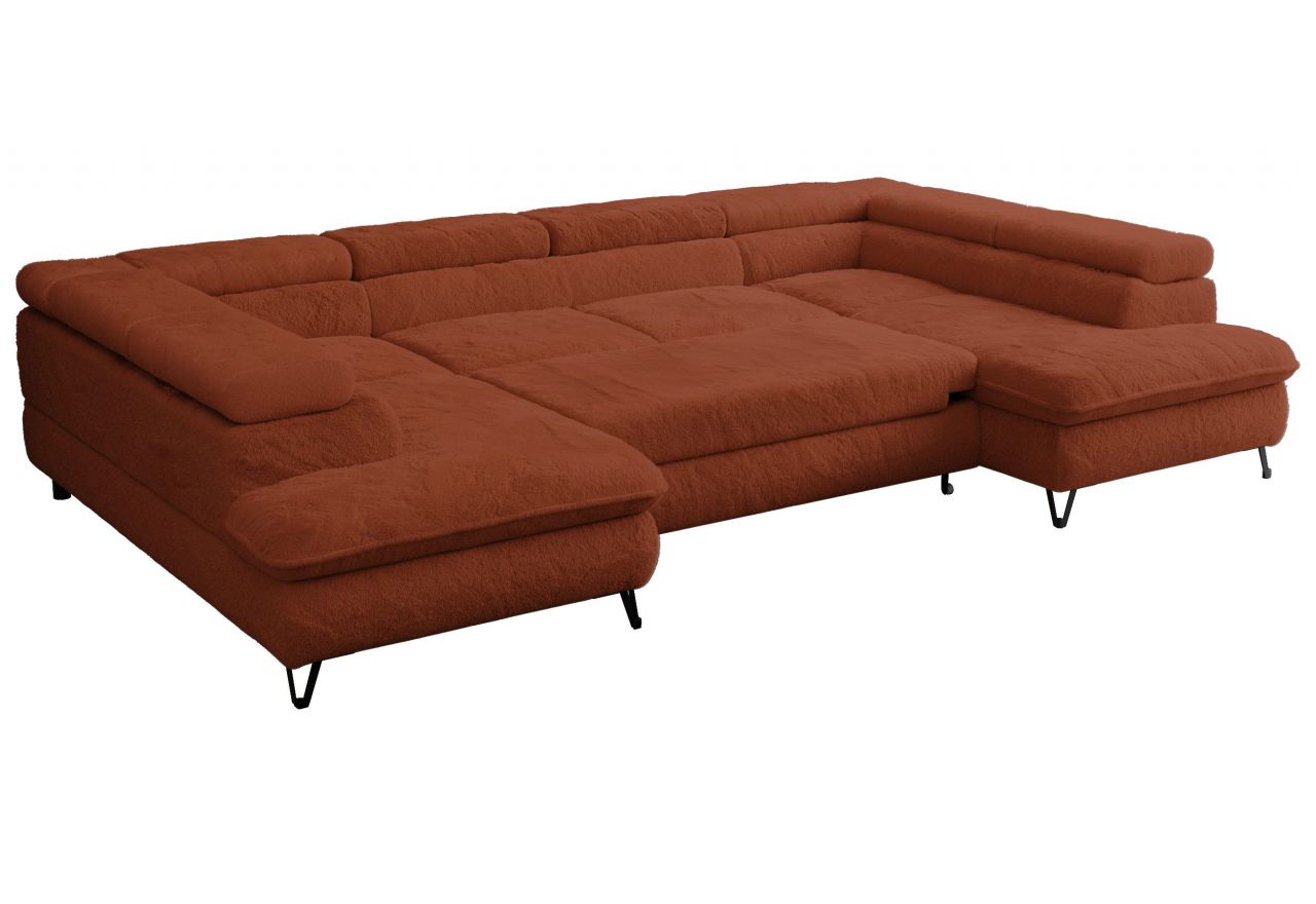 Narożnik PETER U - Lapit 44 - pomarańczowy - OUTLET