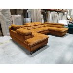 Narożnik PETER U - Lapit 44 - pomarańczowy - OUTLET