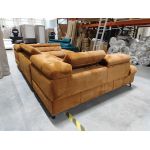 Narożnik PETER U - Lapit 44 - pomarańczowy - OUTLET