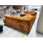 Narożnik PETER U - Lapit 44 - pomarańczowy - OUTLET