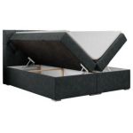 Łóżko kontynentalne ALDA 180x200 - Matana 05 - ciemny szary - OUTLET