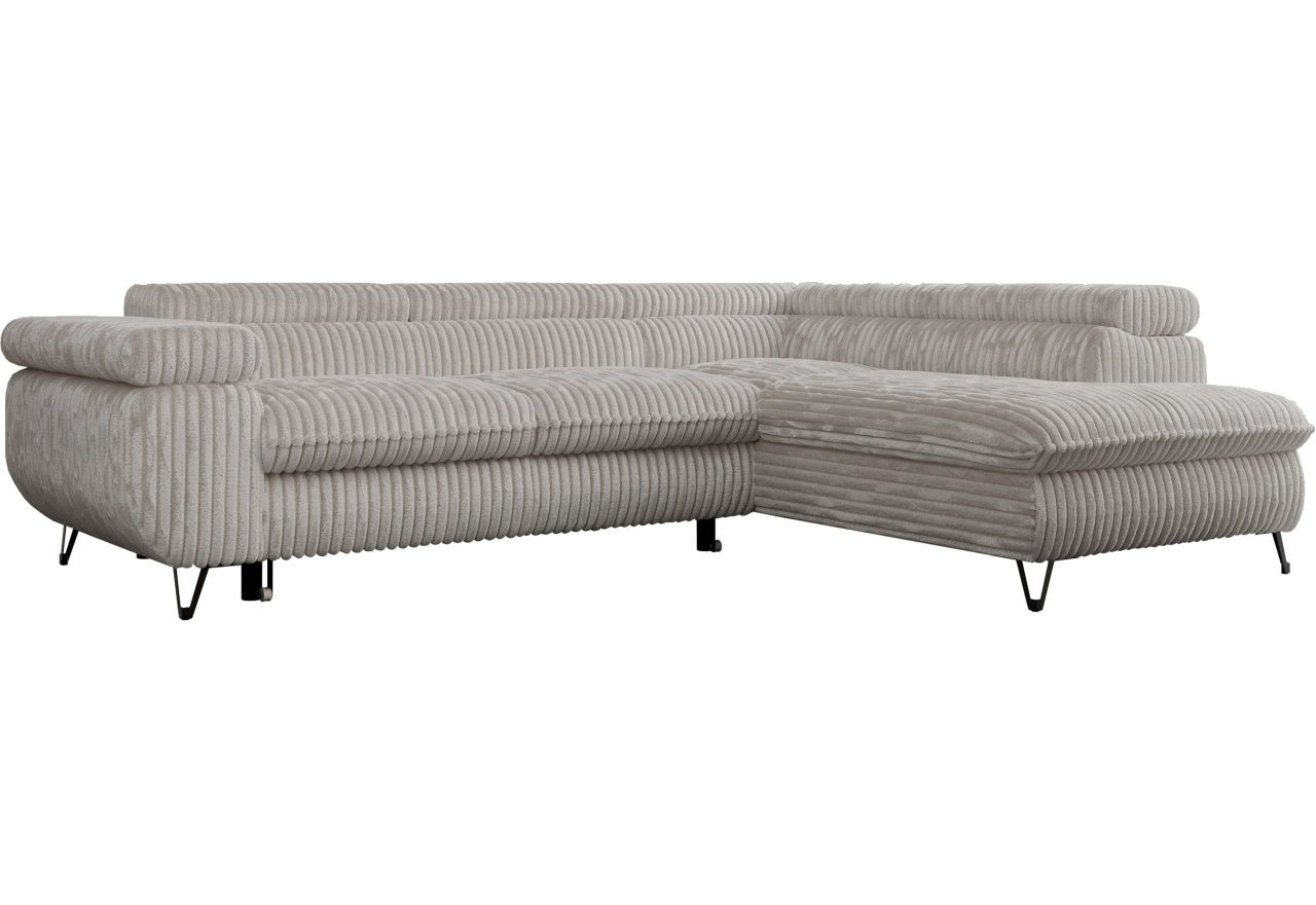 Narożnik PETER L - Tilia 86 - szary - OUTLET