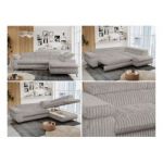 Narożnik PETER L - Tilia 86 - szary - OUTLET