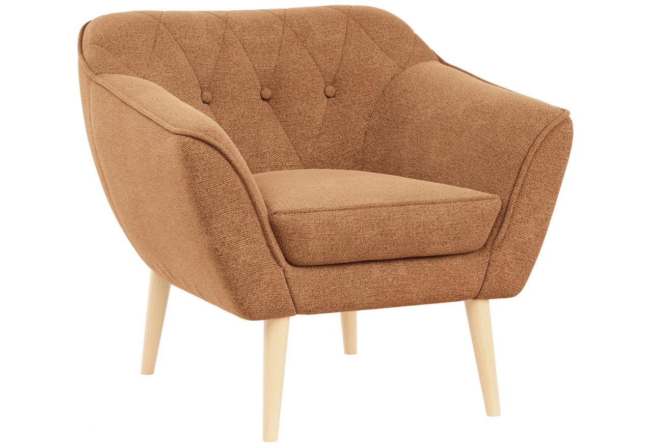 Fotel PIRS - Matana 08 - pomarańczowy - OUTLET