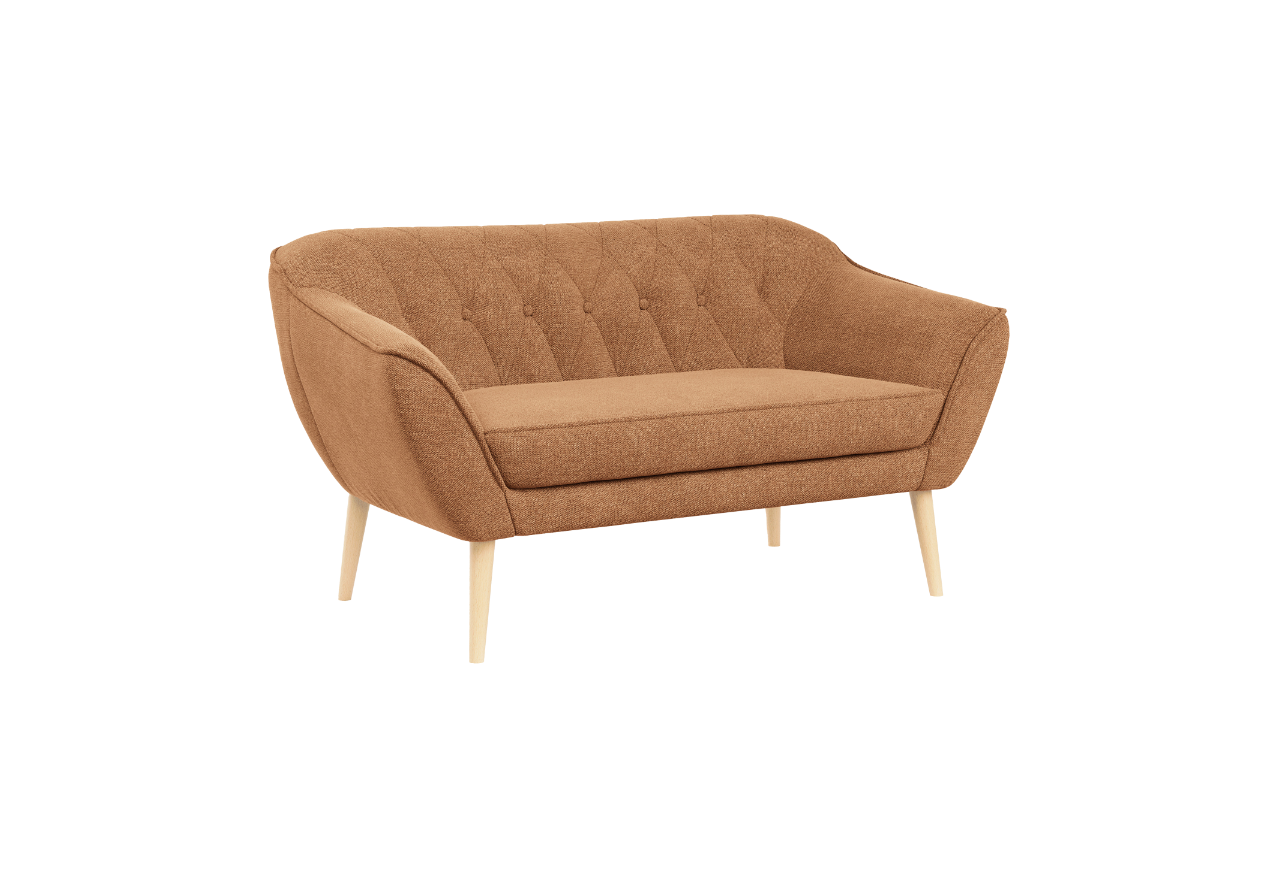 Sofa PIRS 2 - Matana 08 - pomarańczowy - OUTLET