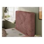 Łóżko kontynentalne TILIO 90x200 - H3 - różowy, sztruks - strona prawa