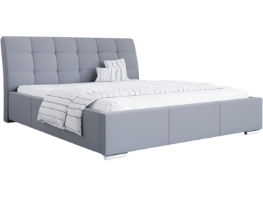 Łóżko z wysokim zagłowiem tapicerowane do sypialni - GALA / Casablanca 2314