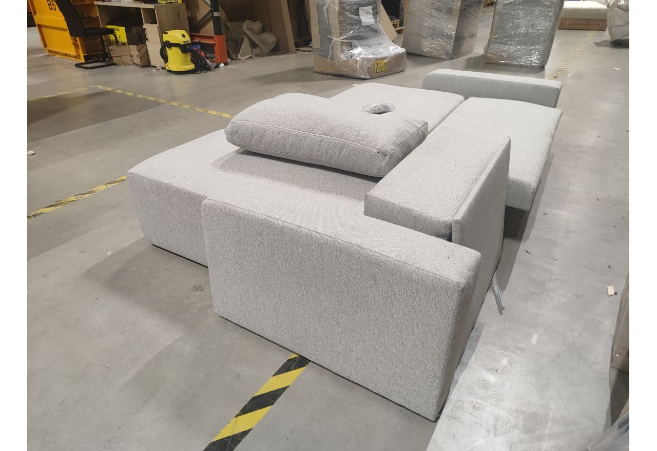 Narożnik ARGOS L - Matana 01 - jasny szary - OUTLETU