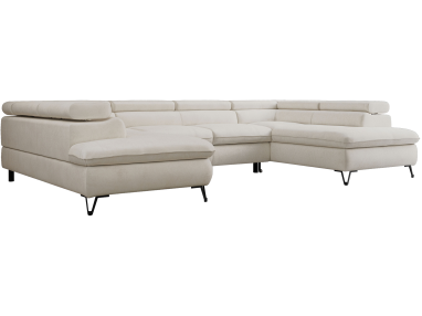 Narożnik PETER U - Paros 01 - beżowy - OUTLETU