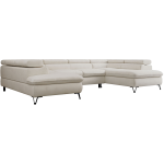 Narożnik PETER U - Paros 01 - beżowy - OUTLETU