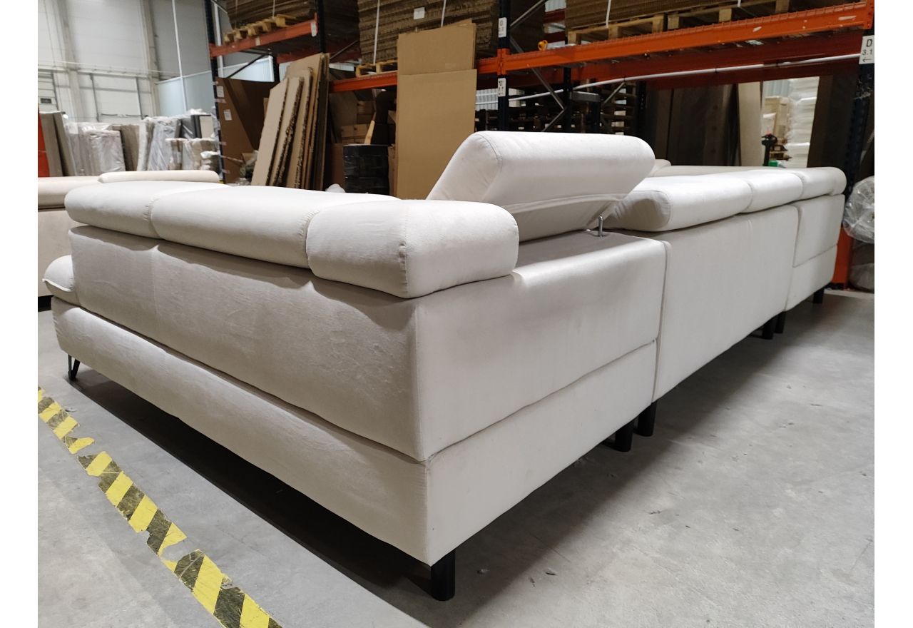 Narożnik PETER U - Paros 01 - beżowy - OUTLETU