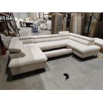 Narożnik PETER U - Paros 01 - beżowy - OUTLETU