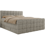 Łóżko kontynentalne - ALTIVO KING DUO - 120x200 - H4 - beżowy, struktura